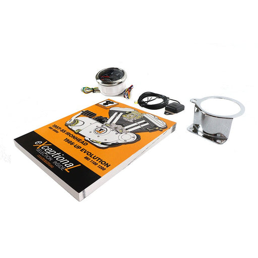 85mm Speedometer and Tachometer Combo Gauge Kit - V-Twin 39-1885 - Ironhead 1957-1972
