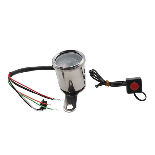 48mm Electronic Speedometer Black Face - Ultima 57-337
