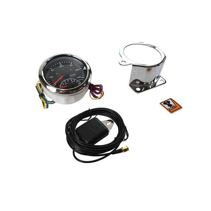 85mm Tachometer and Speedometer Gauge Kit - V-Twin 39-9941 - Ironhead 1960-1972