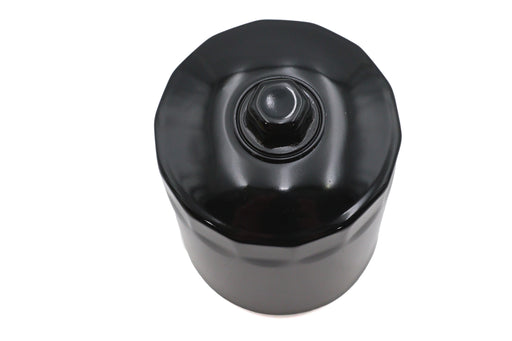 V-Twin Manufacturing Hex Spin On Oil Filter Black - additional view 2