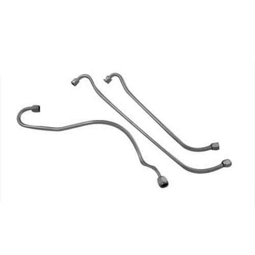UL Oil Line Set Chrome - V-Twin 40-0105