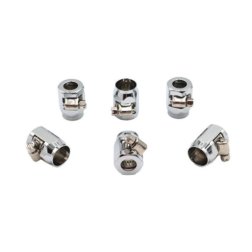 Hex Chrome Econo Seal Hose End - Wyatt Gatling 70840B