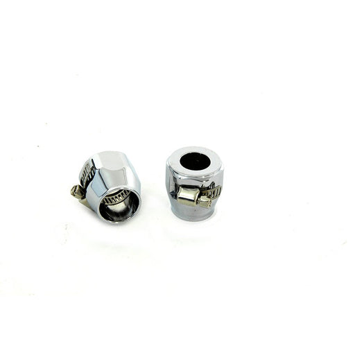 Hex Chrome Econo Seal Hose End Set - Wyatt Gatling 08097