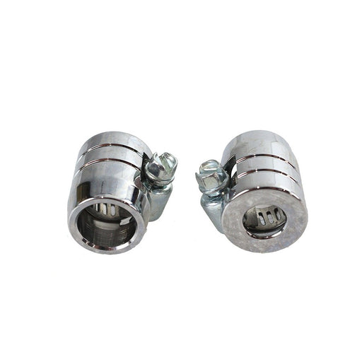 Smooth Chrome Econo Seal Hose End - Wyatt Gatling 03-6203CG-2