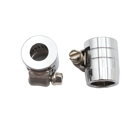 Smooth Chrome Econo Seal Hose End - Wyatt Gatling 03-6204CG-2