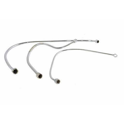 Chrome Oil Line Set - V-Twin 40-0372