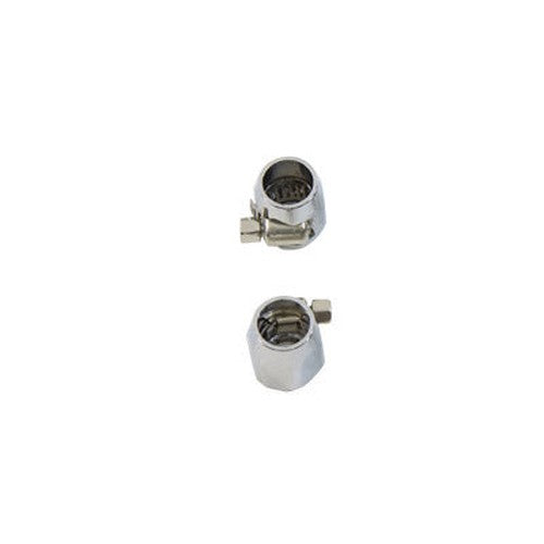 Hex Chrome Econo Seal Hose End Set - V-Twin 40-0592