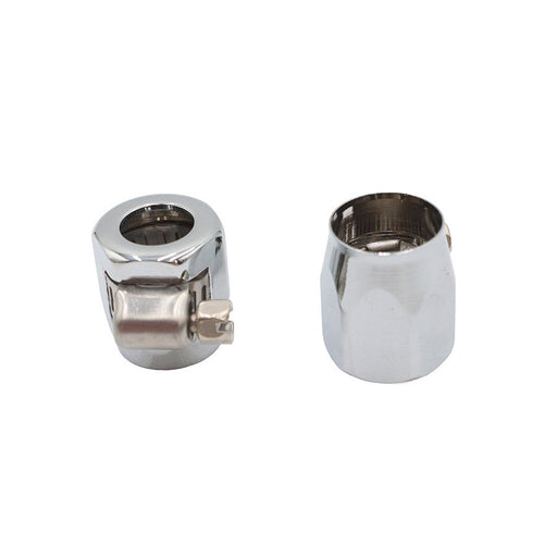 Hex Chrome Econo Seal Hose End Set - V-Twin 40-0592