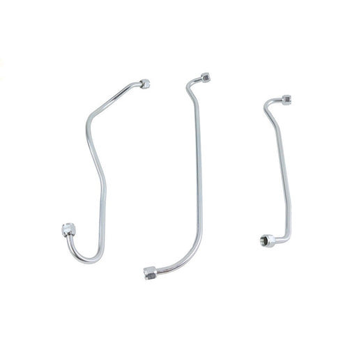 U/UL Oil Line Set Zicad Plated - V-Twin 40-0647