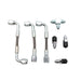 Bastardo Overhead Valve Oil Line Set Stainless Steel - V-Twin 40-0760