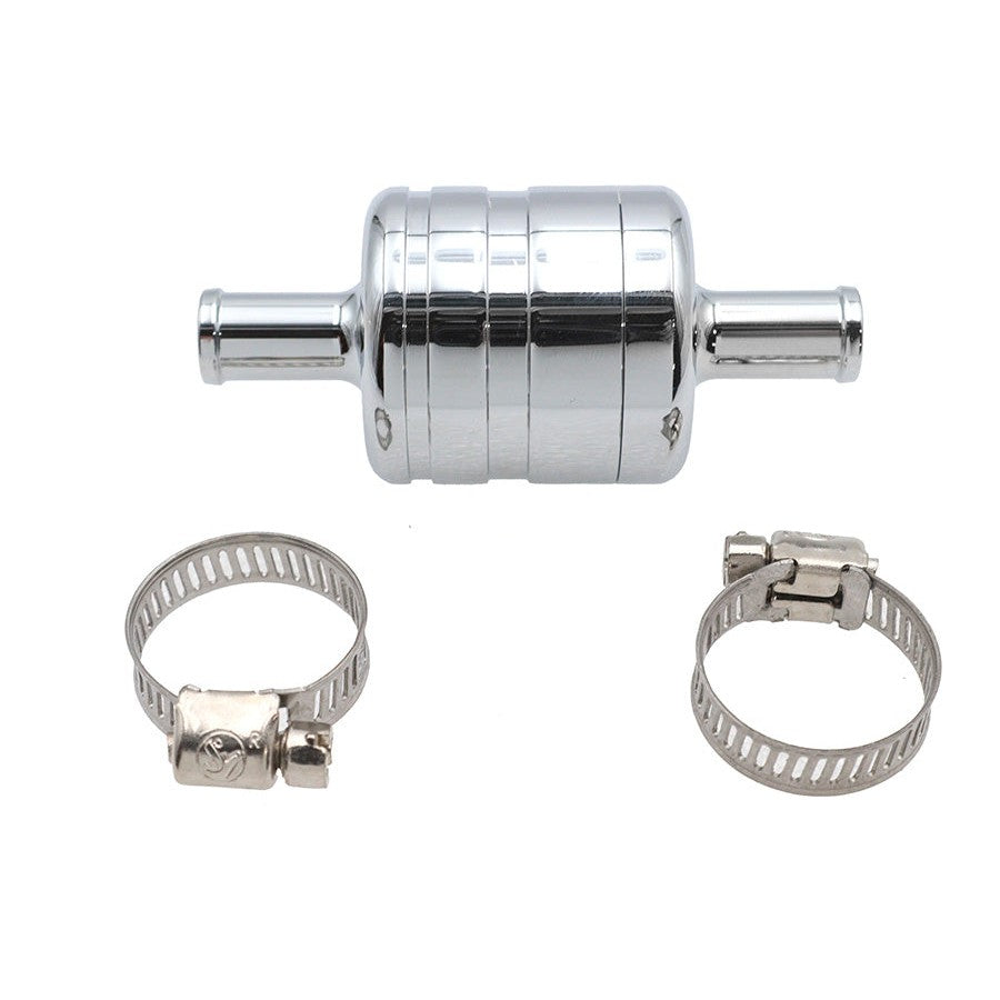 Crankcase Breather Vent Canister Chrome - Wyatt Gatling 120195