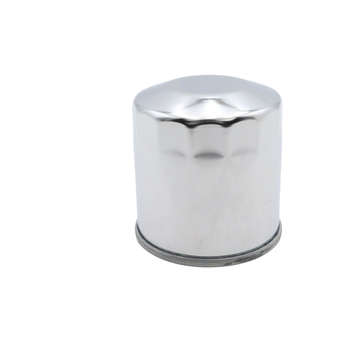 INDIAN OIL FILTER, CHROME - V-Twin 40-5176