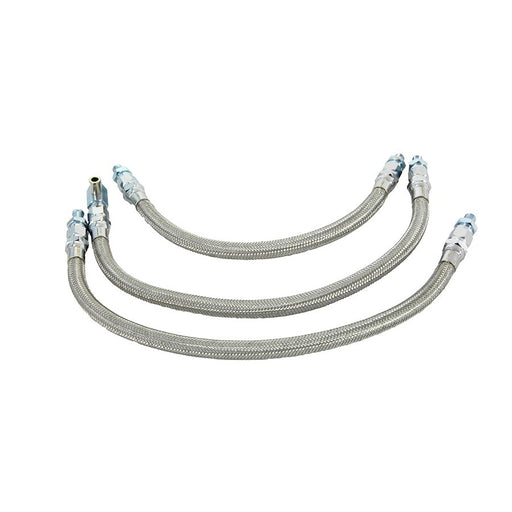 Stainless Steel Oil Line Set 3 Piece - V-Twin 40-9995