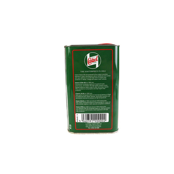 Castrol Classic Preimum XL 20W-50 Oil - Castrol Classic Oils 1925/7176