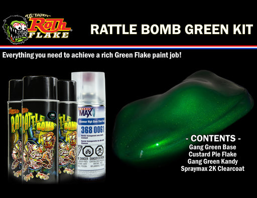 Rattle Bomb Rattle Bomb Spray Kit Green