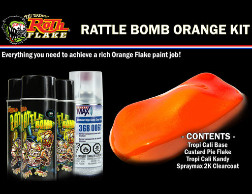 Rattle Bomb Rattle Bomb Spray Kit Orange