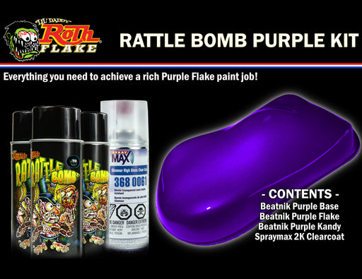 Rattle Bomb Rattle Bomb Spray Kit Purple