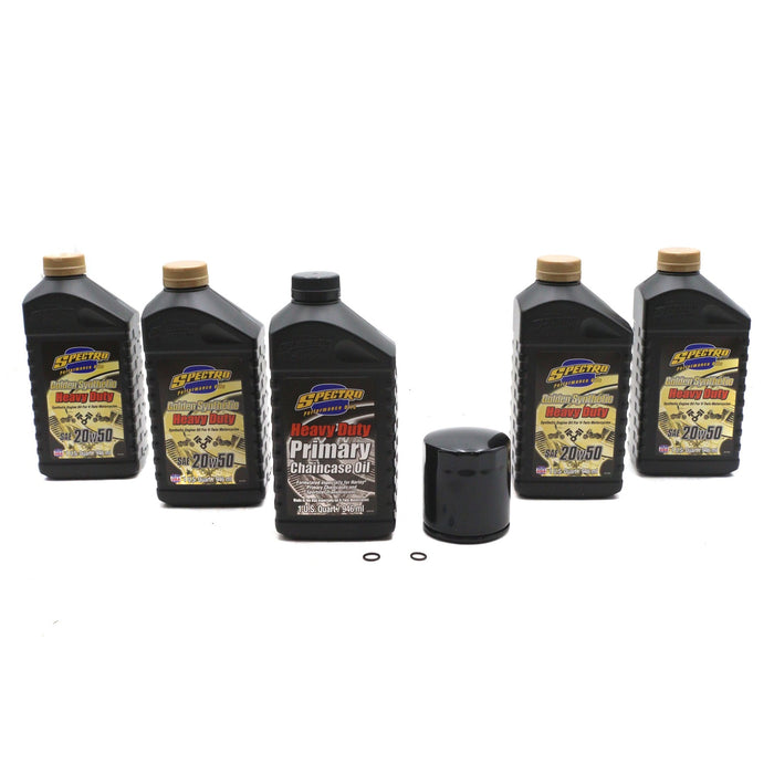 Spectro Oil Change Kit Synthetic - Spectro Oils 311472 - Sportster 1986-2022