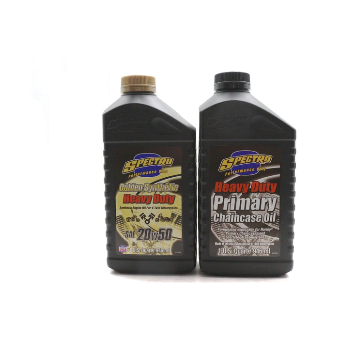 Spectro Oil Change Kit Synthetic - Spectro Oils 311472 - Sportster 1986-2022