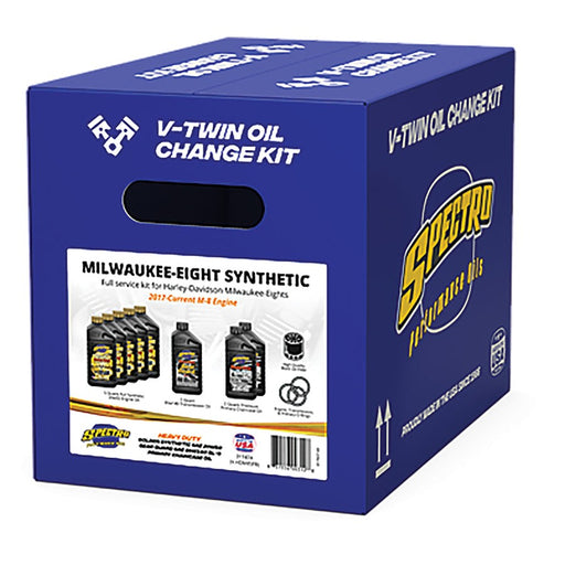 Spectro Oil M8 Change Kit Synthetic - Spectro Oils 311474 - Twin Cam 2017+