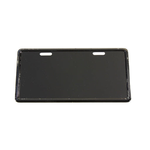 License Plate Frame Backing Plate Black - V-Twin 42-0019