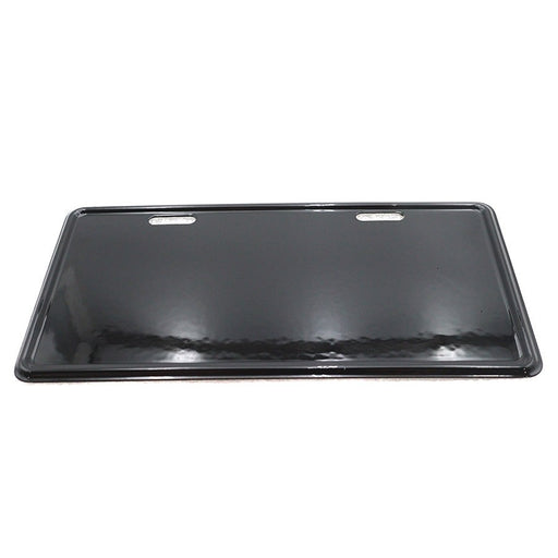License Plate Frame Backing Plate Black - V-Twin 42-0019