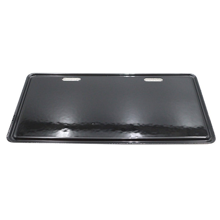 License Plate Frame Backing Plate Black - V-Twin 42-0019