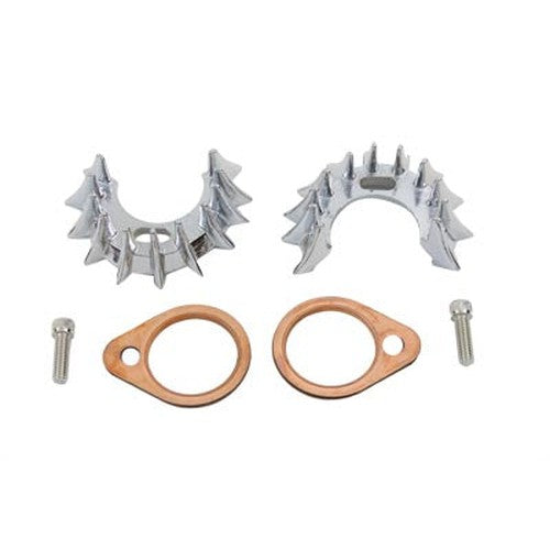 Shark Teeth Exhaust Flange Kit - V-Twin 42-0024