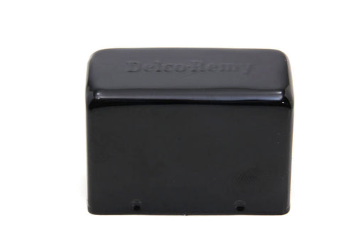 V-Twin Manufacturing Black Replica Delco Remy Style Relay Cover - additional view 2