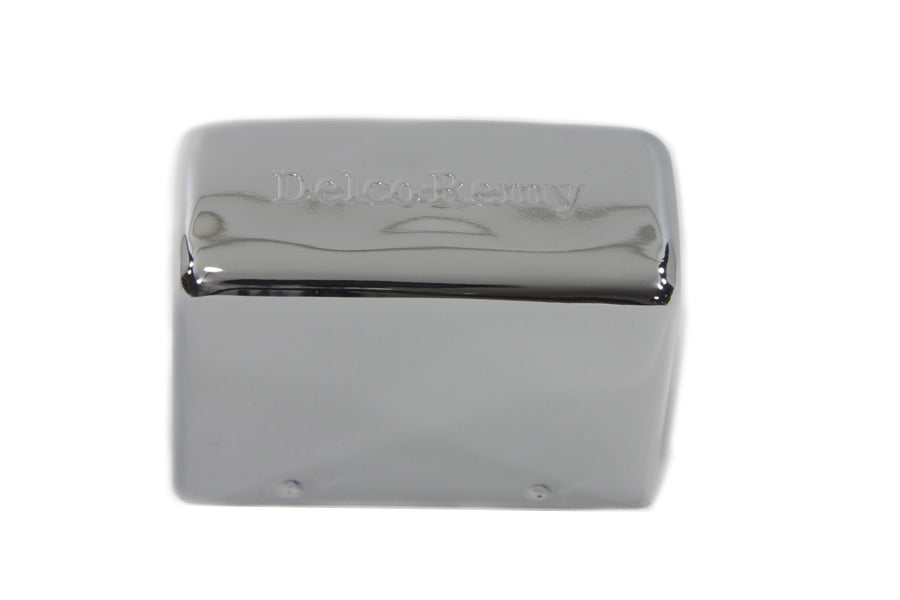V-Twin Manufacturing Chrome Replica Delco Remy Style Relay Cover - additional view 4
