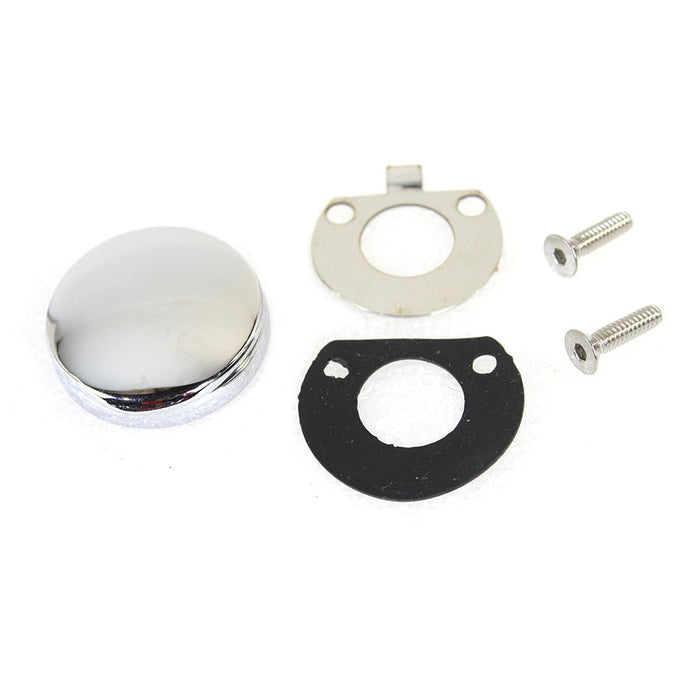 Chrome Fork Lock Cover - V-Twin 42-0133 - OEM 71790-05 - Evolution Touring 1994+