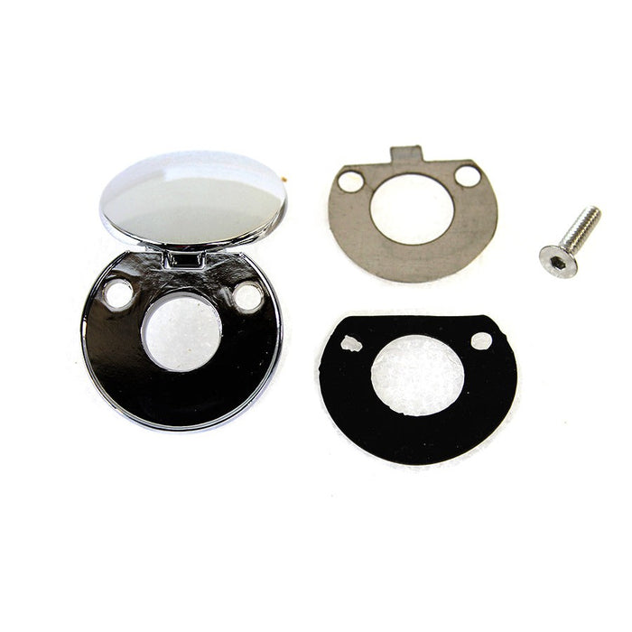 Chrome Fork Lock Cover - V-Twin 42-0133 - OEM 71790-05 - Evolution Touring 1994+