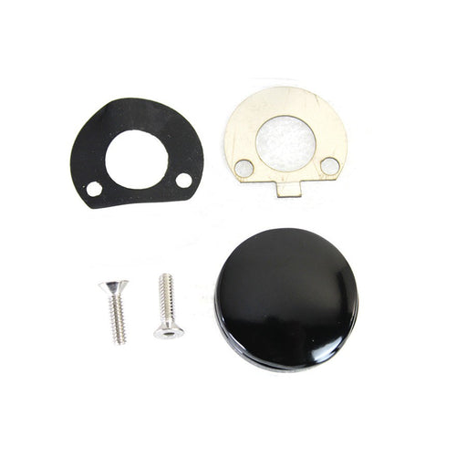 Black Fork Lock Cover - V-Twin 42-0134 - Evolution Touring 1994+