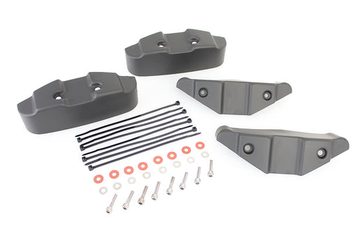 V-Twin Manufacturing Rocker Box Dress Cover Set Matte Black