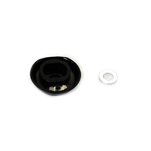 Black Tour-Pak Lock Cover - V-Twin 42-0149 - OEM 53000218 - Big Twin 1988-2013