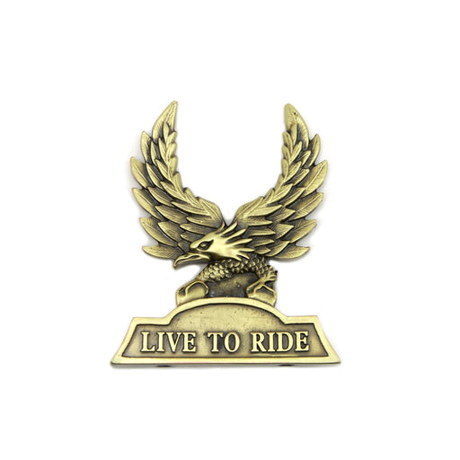Sissy Bar Insert Live To Ride"" - V-Twin 42-0156