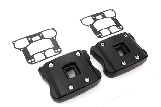 V-Twin Manufacturing Rocker Box Cover Set Black - additional view 2