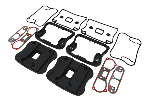 V-Twin Manufacturing Top Rocker Box Cover and D-Ring Kit Black - additional view 2