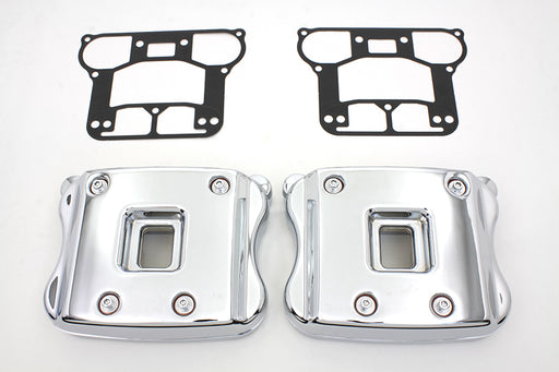 V-Twin Manufacturing Rocker Box Cover Kit Chrome - additional view 2