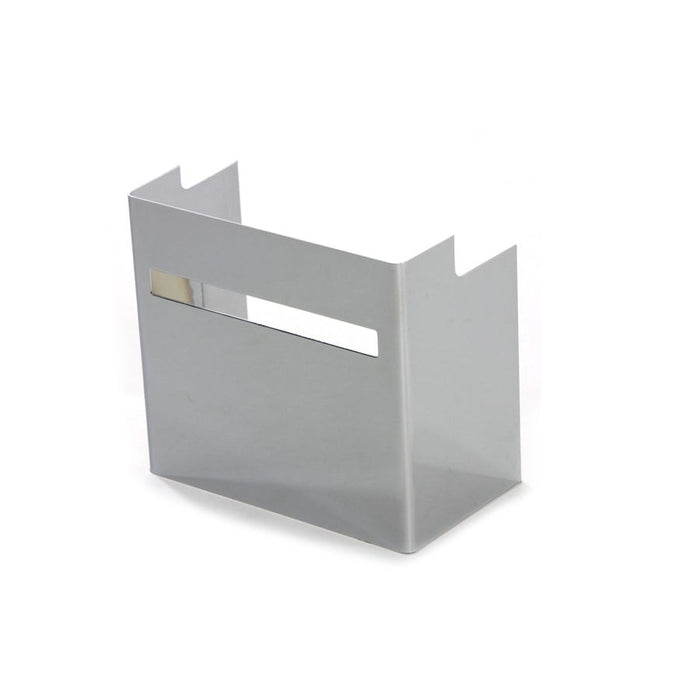 Chrome Battery Side Cover with Single Slot View Hole - V-Twin 42-0505 - OEM 66072-83T - Ironhead 1970-1978