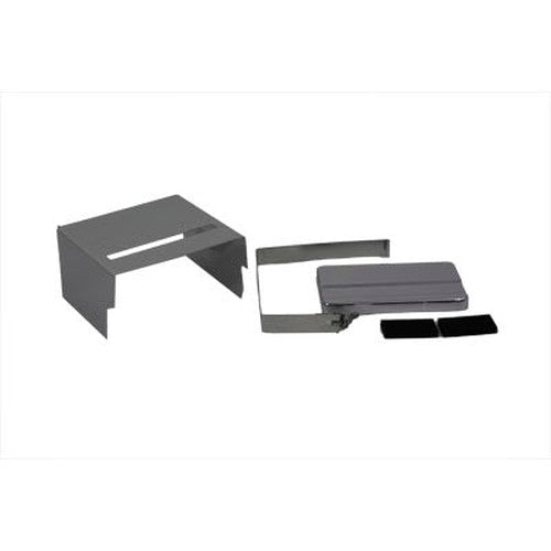 Chrome Slotted Battery Cover Kit - V-Twin 42-0542 - Ironhead 1970-1978