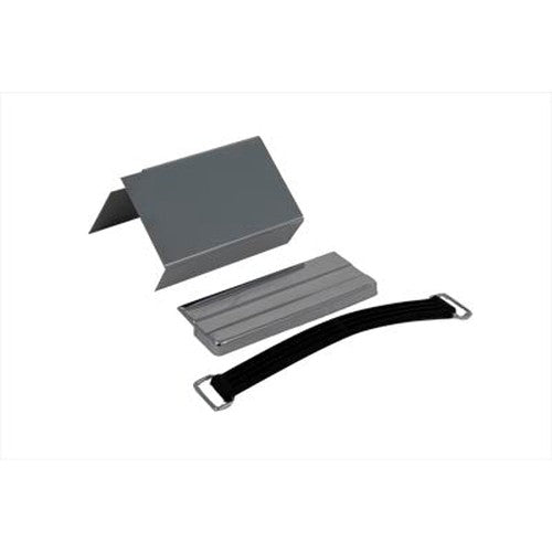 Battery Cover Kit Chrome Smooth - V-Twin 42-0549 - Ironhead 1979-1979