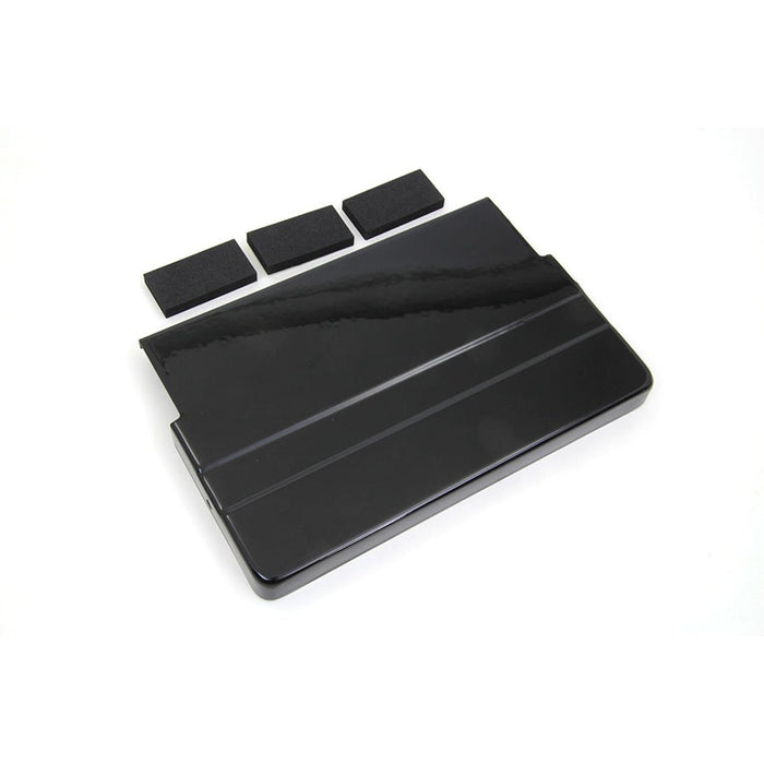 Black Battery Top Cover - V-Twin 42-0570 - OEM 66370-65