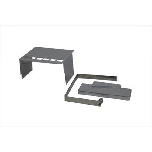 Battery Cover Kit Chrome Slotted - V-Twin 42-0576 - Evolution Sportster 1998-2003