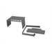 Battery Cover Kit Chrome Slotted - V-Twin 42-0576 - Evolution Sportster 1998-2003