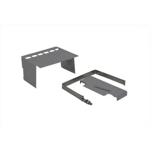 Battery Cover Kit Chrome Slotted - V-Twin 42-0576 - Evolution Sportster 1998-2003
