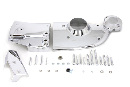 V-Twin Manufacturing Chrome Cam and Sprocket Cover Kit