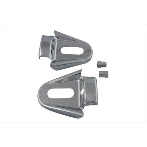 Rear Frame Cover Set Chrome - V-Twin 42-0676 - Big Twin 1986-1999