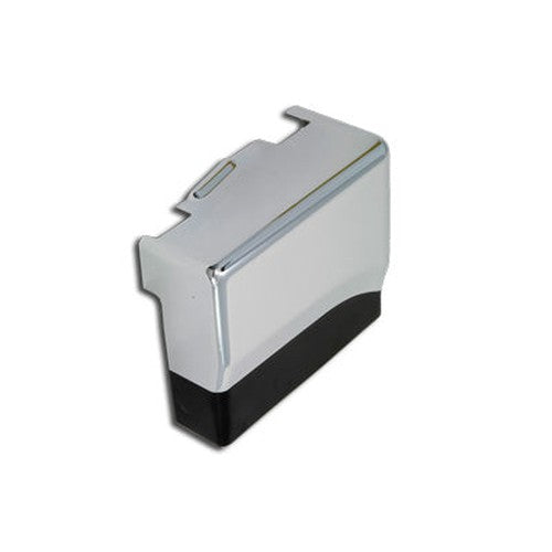 Battery Top and Side Cover Chrome with Black Accent - V-Twin 42-0701 - OEM 66192-99 - Big Twin 1991-2005