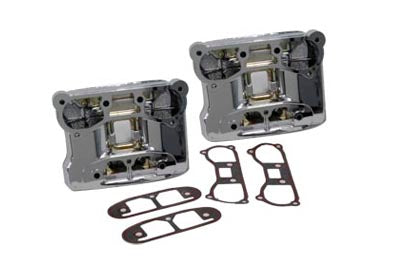 V-Twin Manufacturing Rocker Box Cover Set Chrome - additional view 2